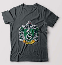 Load image into Gallery viewer, Slytherin Harry Potter T-Shirt for Men-Steel grey-Ektarfa.online

