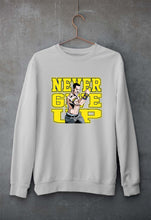 Load image into Gallery viewer, John Cena WWE Unisex Sweatshirt for Men/Women-S(40 Inches)-Grey Melange-Ektarfa.online
