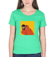 Load image into Gallery viewer, Drake T-Shirt for Women-XS(32 Inches)-flag green-Ektarfa.online
