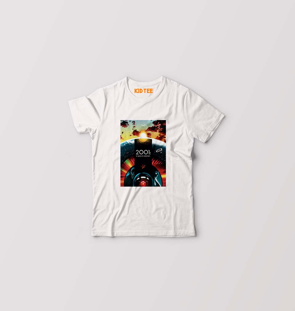 2001 A Space Odyssey Kids T-Shirt for Boy/Girl-White-Ektarfa.online