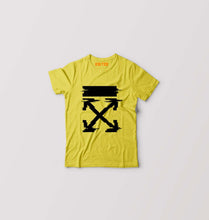 Load image into Gallery viewer, Off White Tee Kids T-Shirt for Boy/Girl-Yellow-Ektarfa.online
