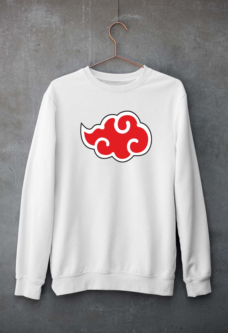 Akatsuki Unisex Sweatshirt for Men/Women-White-Ektarfa.online