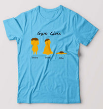 Load image into Gallery viewer, Gym Funny T-Shirt for Men-Light Blue-Ektarfa.online
