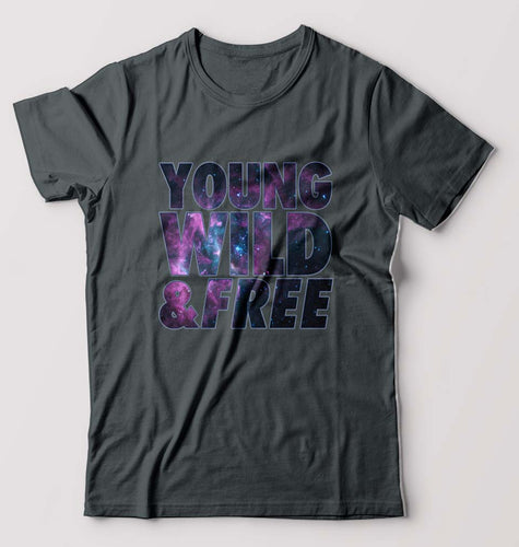 Young Wild Free T-Shirt for Men-Steel Grey-Ektarfa.online