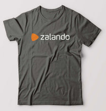 Load image into Gallery viewer, Zalando T-Shirt for Men-S(38 Inches)-Charcoal-Ektarfa.online
