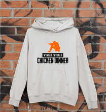 Load image into Gallery viewer, PUBG Winner Winner Chicken Dinner Unisex Hoodie for Men/Women-Grey Melange-Ektarfa.online
