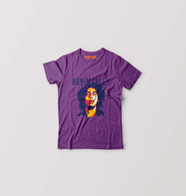 Load image into Gallery viewer, Bob Marley Kids T-Shirt for Boy/Girl-purple-Ektarfa.online
