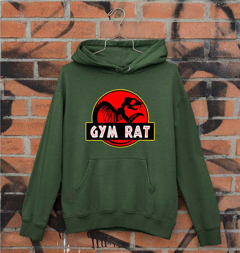 Gym Rat Unisex Hoodie for Men/Women-Dark Green-Ektarfa.online