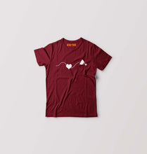 Load image into Gallery viewer, Badminton Kids T-Shirt for Boy/Girl-0-1 Year(20 Inches)-Maroon-Ektarfa.online
