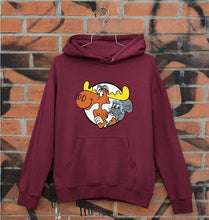 Load image into Gallery viewer, The Adventures of Rocky and Bullwinkle and Friends Unisex Hoodie for Men/Women-S(40 Inches)-Maroon-Ektarfa.online
