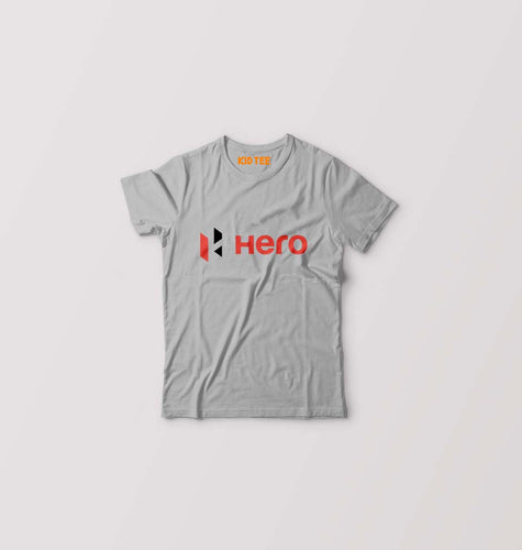 Hero MotoCorp Kids T-Shirt for Boy/Girl-Grey-Ektarfa.online