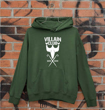 Load image into Gallery viewer, Villain Club Unisex Hoodie for Men/Women-S(40 Inches)-Dark Green-Ektarfa.online
