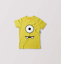 Load image into Gallery viewer, Minion Eye &amp; Teeth Kids T-Shirt for Boy/Girl-Yellow-Ektarfa.online
