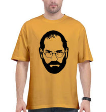 Load image into Gallery viewer, Steve Jobs Oversized T-Shirt for Men-Golden Yellow-Ektarfa.online

