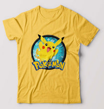 Load image into Gallery viewer, Pokémon T-Shirt for Men-Golden Yellow-Ektarfa.online
