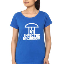 Load image into Gallery viewer, Infected Mushroom T-Shirt for Women-Royal Blue-Ektarfa.online
