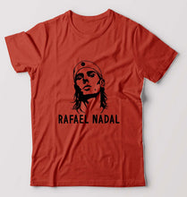 Load image into Gallery viewer, Rafael Nadal (RAFA) T-Shirt for Men-S(38 Inches)-Brick Red-Ektarfa.online
