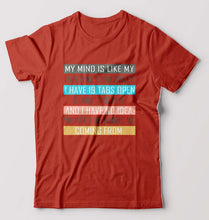 Load image into Gallery viewer, Internet T-Shirt for Men-Brick Red-Ektarfa.online
