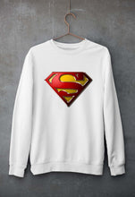 Load image into Gallery viewer, Superman Superhero Unisex Sweatshirt for Men/Women-White-Ektarfa.online
