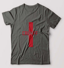 Load image into Gallery viewer, Johan Cruyff T-Shirt for Men-S(38 Inches)-Charcoal-Ektarfa.online
