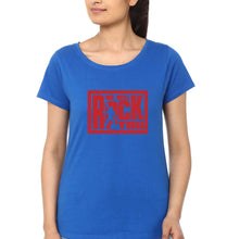 Load image into Gallery viewer, Queen Rock Band We Will Rock You T-Shirt for Women-XS(32 Inches)-Royal Blue-Ektarfa.online
