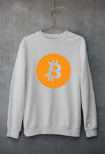 Load image into Gallery viewer, Cryptocurrency Bitcoin Unisex Sweatshirt for Men/Women-Grey Melange-Ektarfa.online
