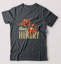 Load image into Gallery viewer, Hungry Dragon T-Shirt for Men-S(38 Inches)-Steel grey-Ektarfa.online
