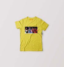 Load image into Gallery viewer, Badminton Players Kids T-Shirt for Boy/Girl-Mustard Yellow-Ektarfa.online
