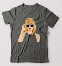 Load image into Gallery viewer, Taylor Swift T-Shirt for Men-S(38 Inches)-Charcoal-Ektarfa.online
