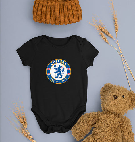Chelsea Kids Romper For Baby Boy/Girl-0-5 Months(18 Inches)-Black-Ektarfa.online