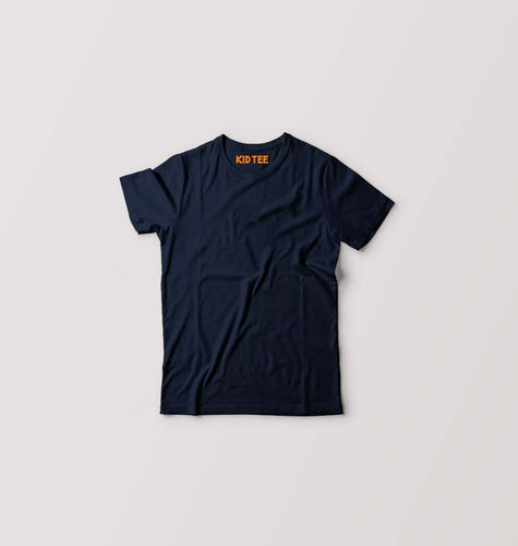 Kids Plain Navy Blue T-shirt For Boy/Girl-ektarfa.com