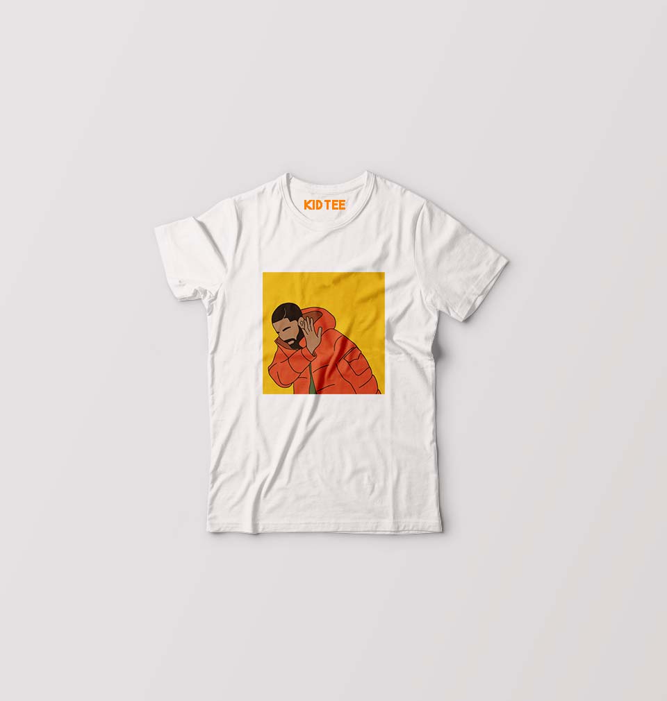 Drake Kids T-Shirt for Boy/Girl-White-Ektarfa.online