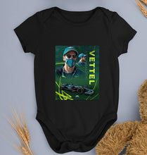 Load image into Gallery viewer, Sebastian Vettel F1 Kids Romper For Baby Boy/Girl-0-5 Months(18 Inches)-Black-Ektarfa.online
