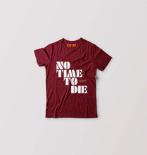 Load image into Gallery viewer, No Time To Die James Bond 007 Kids T-Shirt for Boy/Girl-Maroon-Ektarfa.online
