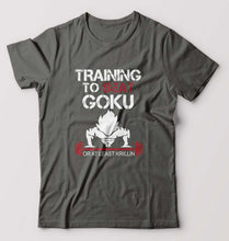 Load image into Gallery viewer, Goku Gym T-Shirt for Men-S(38 Inches)-Charcoal-Ektarfa.online
