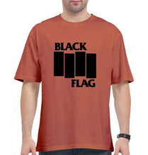 Load image into Gallery viewer, Black Flag Oversized T-Shirt for Men-Coral-Ektarfa.online
