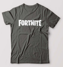 Load image into Gallery viewer, Fortnite T-Shirt for Men-S(38 Inches)-Charcoal-Ektarfa.online
