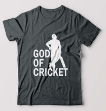 Load image into Gallery viewer, Sachin Tendulkar God T-Shirt for Men-Steel grey-Ektarfa.online
