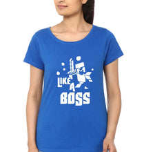 Load image into Gallery viewer, Minecraft T-Shirt for Women-Royal Blue-Ektarfa.online
