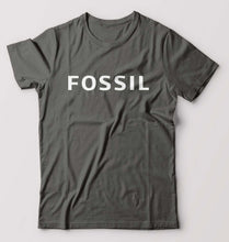 Load image into Gallery viewer, Fossil T-Shirt for Men-S(38 Inches)-Charcoal-Ektarfa.online
