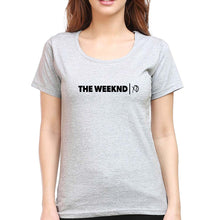 Load image into Gallery viewer, The Weeknd T-Shirt for Women-XS(32 Inches)-Grey Melange-Ektarfa.online
