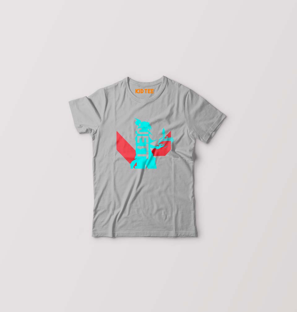 Valorant Kids T-Shirt for Boy/Girl-Grey-Ektarfa.online