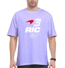 Load image into Gallery viewer, Daniel Ricciardo Oversized T-Shirt for Men-Lavender-Ektarfa.online
