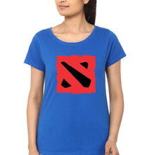 Load image into Gallery viewer, Dota T-Shirt for Women-XS(32 Inches)-Royal Blue-Ektarfa.online
