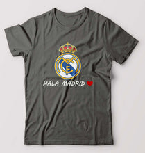 Load image into Gallery viewer, Hala Madrid T-Shirt for Men-Charcoal-Ektarfa.online

