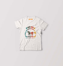 Load image into Gallery viewer, Horses Kids T-Shirt for Boy/Girl-White-Ektarfa.online

