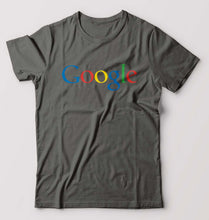 Load image into Gallery viewer, Google T-Shirt for Men-S(38 Inches)-Charcoal-Ektarfa.online
