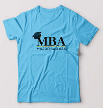 Load image into Gallery viewer, MBA T-Shirt for Men-Light Blue-Ektarfa.online
