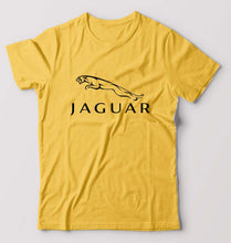 Load image into Gallery viewer, Jaguar T-Shirt for Men-S(38 Inches)-Golden yellow-Ektarfa.online
