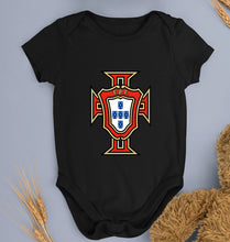 Load image into Gallery viewer, Portugal Football Kids Romper For Baby Boy/Girl-0-5 Months(18 Inches)-Black-Ektarfa.online
